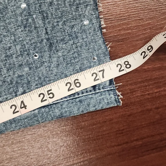 Wit & Wisdom Bennett Skyrise Rhinestone Barely Boot Jeans Size 18W NWT - Picture 9 of 11